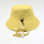 Krumlovanka bavlněný klobouk Bucket P-12478 šňůrka na krk a stahování starorůžová – Hledejceny.cz