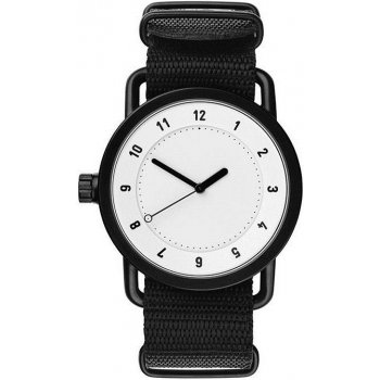 TID Watches No.1 White / Black Nylon Wristband