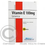 Generica Vitamin E 100 mg 50 tobolek – Hledejceny.cz