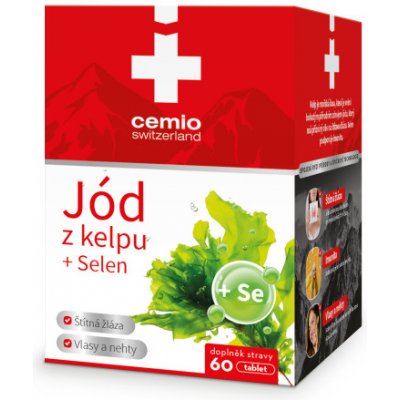 Cemio Jód z Kelpu + Selen, 60 tablet