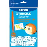 Centropen Šablony k foukacím fixům SET D+ písmena a číslice – Hledejceny.cz