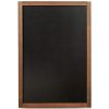 Tabule A-Z Reklama CZ Nástěnná dřevěná popisovatelná tabule tmavě hnědý lak 47 x 79 cm