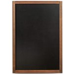 A-Z Reklama CZ Nástěnná dřevěná popisovatelná tabule tmavě hnědý lak 47 x 79 cm – Zboží Živě
