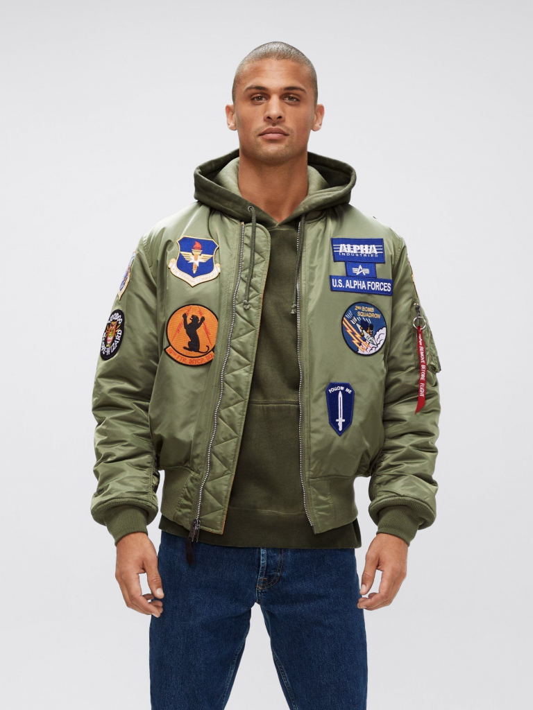 Alpha Industries bunda MA-1 Squadron Flight Jacket sage