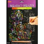 SMT Creatoys Škrabací obrázek duhový A4 23x32cm 3 druhy – Zbozi.Blesk.cz