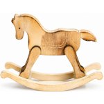 Houpací koník dřevěný 20 x 15,5cm natur – Zboží Dáma