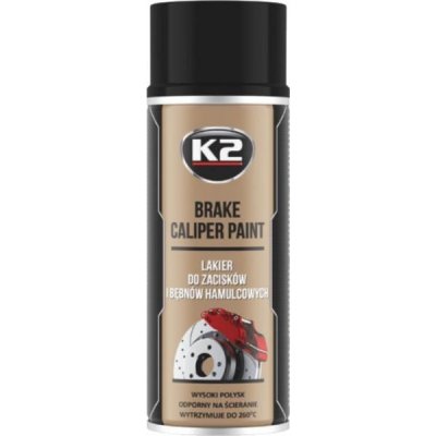 K2 BRAKE CALIPER PAINT 400 ml ČERNÁ - barva na brzdové třmeny a bubny – Hledejceny.cz