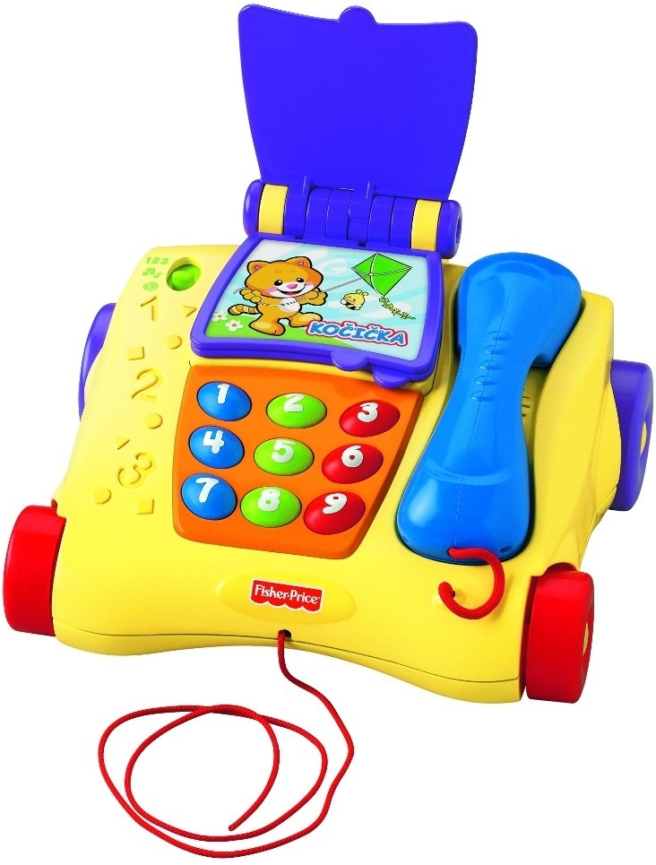 Fisher-Price Mluvící tahací telefon od 638 Kč - Heureka.cz