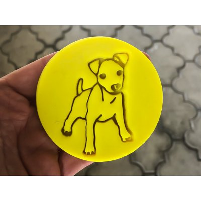 TVOŘÍTKO Jack Russell teriér V - razítko Rozměr: 7 cm, + Vykrajovátko: Ano – Hledejceny.cz