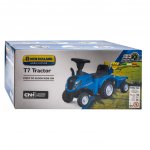 Baby Mix traktor s vlečkou a nářadím New Holland modré – Zboží Dáma
