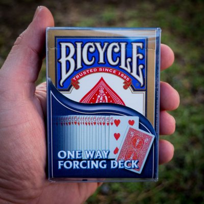 One Way Forcing Deck karty Bicycle Modrá – Zboží Mobilmania