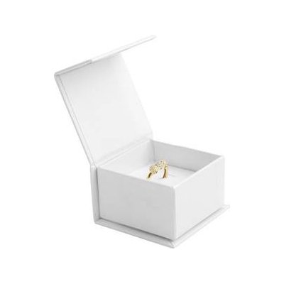 Šperky4U Dárková krabička na prsten bílá, magnetické zavírání KR0318-WH – Hledejceny.cz