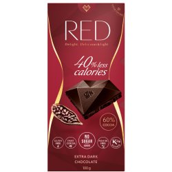 RED Delight Extra dark chocolate 60% 100 g