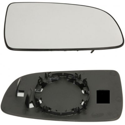 SKLO / VLOŽKA ZRCÁTKA S DRŽÁKEM PRAVÉ CHEVROLET AVEO HB (T255), 04.08-05.11, CHEVROLET AVEO SDN (T250), 03.06-05.11 OE: 96800778 POLCAR | Zboží Auto