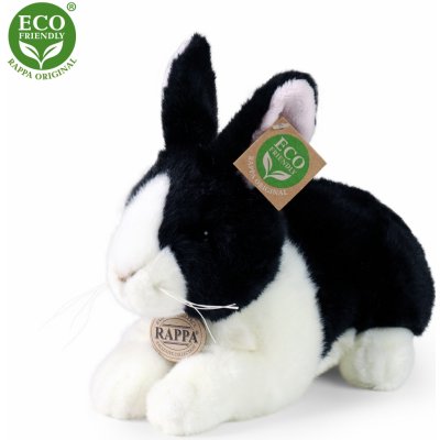 Eco-Friendly Rappa králík bílo černý ležící 23 cm – Zbozi.Blesk.cz