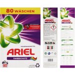 Ariel Fast Dissolving Color prací prášek na barevné prádlo 80 PD 4,4 kg – Sleviste.cz
