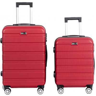 Aga Travel Sada kufrů MR4687 Červená 63 l 33 l – Sleviste.cz