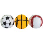 Hip Hop tenisový míč sportovní pískací 6,5 cm 3 ks – Zboží Mobilmania