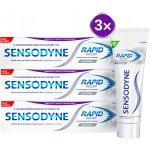 Sensodyne Rapid Whitening 3 x 75 ml – Hledejceny.cz