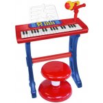 Bontempi Elektronický klavír červeno modrý – Zboží Mobilmania