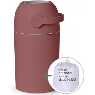 Magic Majestic Koš na použité pleny bordó na 25 plen – Zbozi.Blesk.cz