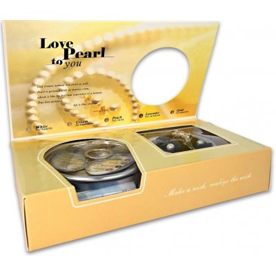 Zaparkorun Perla přání v perlorodce - Náhrdelník + náušnice + prstýnek – Zboží Dáma