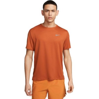 Nike DRI-FIT MILER Pánské tréninkové tričko, oranžová, XL