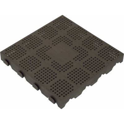 ArtPlast Linea Combi Draining 40 x 40 x 4,8 cm tmavě hnědá 1 ks – Hledejceny.cz