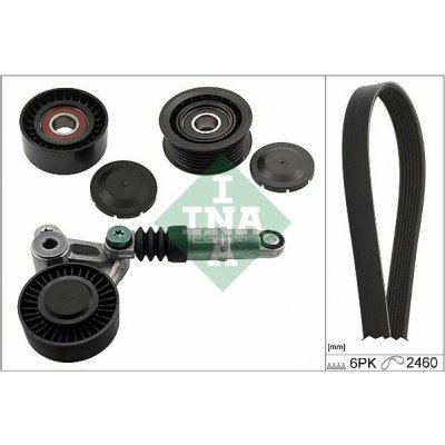 Sada žebrovaných klínových řemenů Schaeffler INA 529 0075 10 – Zboží Mobilmania