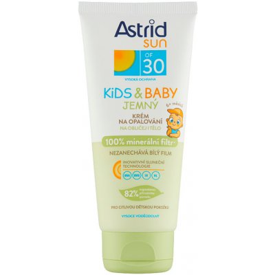 Astrid Sun Kids & Baby jemný krém na opalování SPF30 100 ml
