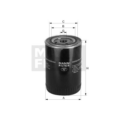 Olejový filtr W 712/43 – Hledejceny.cz