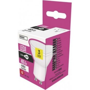 Emos LED žárovka Classic MR16 5,5W GU10 Neutrální bílá