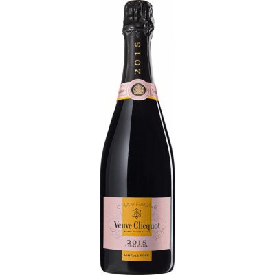 Veuve Clicquot Champagne Vintage Rose 2015 12,5% 0,75 l (holá láhev)