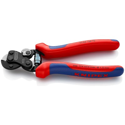 Nůžky na ocelová lanka 160 mm KNIPEX 95 62 160 TC – Zboží Dáma