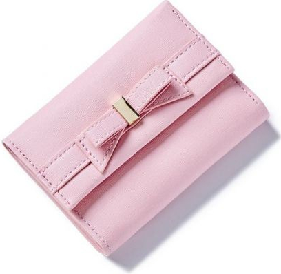 Malá dámská peněženka s mašlí růžová od 244 Kč - Heureka.cz