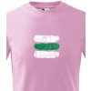 Dětské tričko Canvas dětské tričko Turistická značka zelená, Sorbet 2079