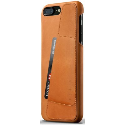 Pouzdro MUJJO - Leather Wallet Case iPhone 8 Plus/7 Plus Tan