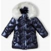 Dětský kabát Minoti Kabát dívčí prošívaný Puffa express 1 modrá