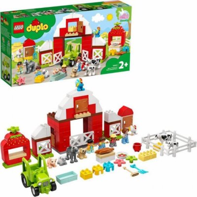 LEGO® DUPLO® 10952 Stodola traktor a zvířátka z farmy – Zboží Mobilmania