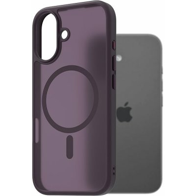 AlzaGuard Matte Case Compatible with Magsafe pro iPhone 17 tmavě fialový AGD-PCMM476DU – Zboží Živě