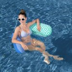 Bestway Houpací síť do bazénu Comfort Plush 124 x 80 x 22 cm – Zboží Dáma