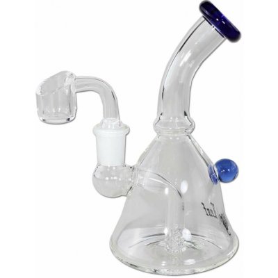 Black Leaf® bong na výtažek s hole perkolátorem 15.5 cm Modrá – Hledejceny.cz