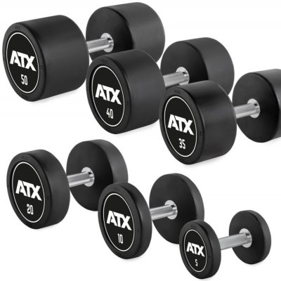 ATX LINE Sada pogumovaných činek 5 - 30 kg 11 párů – Sleviste.cz