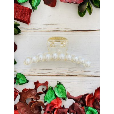 Skřipec do vlasů zdobený perlami – Zboží Dáma