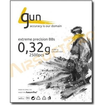 4GUN 0,32 g 2500 ks – Zboží Dáma