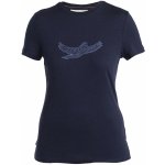 Icebreaker Wmns Merino 150 Tech Lite III SS Tee Icebreaker Kea Midnight Navy – Sleviste.cz