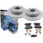 Brzdy kotouče a desky zadní ŠKODA OCTAVIA II - BOSCH | Zboží Auto