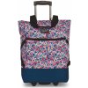 Nákupní taška a košík PUNTA wheel Nákupní taška na kolečkách 10008-9806 modrá multicolor