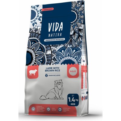 Kraftia VIDA NATIVA CAT Adult Lamb & Rice 1,4 kg