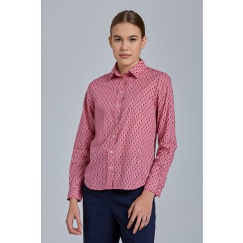 Gant D1. Reg Geometric shirt růžová